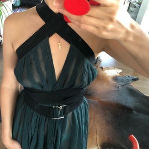 Spijkers x2 Convertible Silk Chiffon Wrap Dress